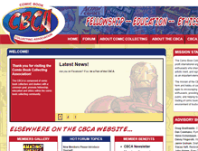 Tablet Screenshot of comiccollecting.org
